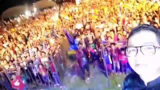 'Terima kasih' Mario klau konser malaka crossborder rai malaka