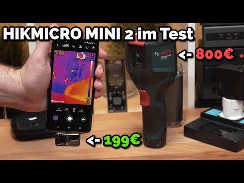 HIKMICRO MINI 2 vs. Bosch GTC 400 C Wärmebildkameras im Vergleich