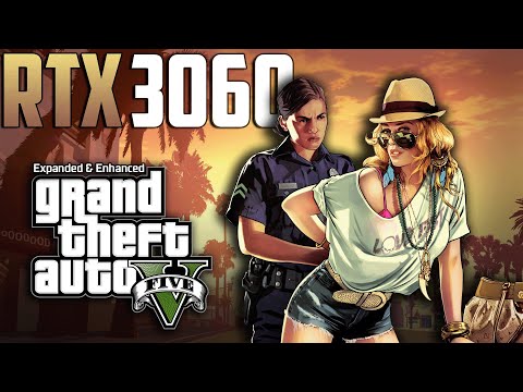 GTA 5 Enhanced PC | Gameplay Benchmark | I5-11400 + RTX 3060 | RTX | DLSS | 1080p |
