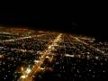 Los Angeles Airport Landing at night. 