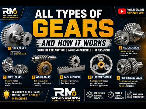 How Gears Work in Machines | Mechanical Engineering Basics