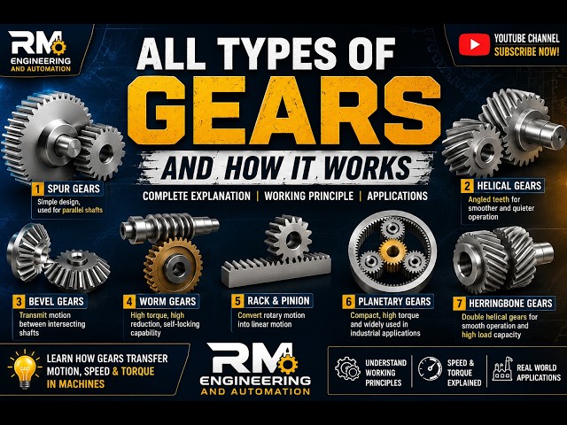 How Gears Work in Machines | Mechanical Engineering Basics SDDEFAULT Thumbnail