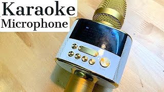 Start The Party! BONAOK Karaoke Microphone With Voice Altering Filters, Etc!