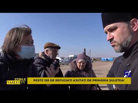 ȘTIRE PESTE 150 DE REFUGIATI AJUTATI DE PRIMARIA SULETEA! 16 03 2022