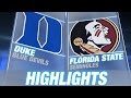 Duke vs Florida State | 2014-15 ACC Mens.