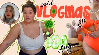 VLOGMAS 6  |  Another Covid Test, Isolation, Beach Day, Content  |  Le'Chelle Aldridge