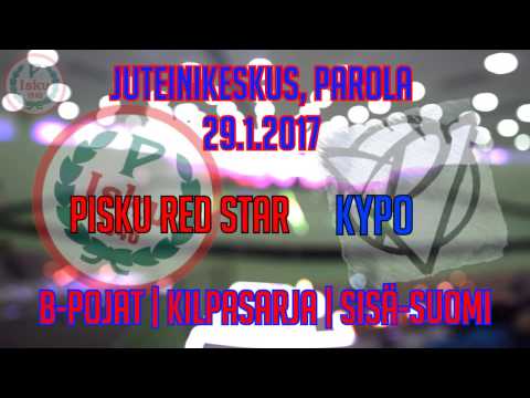 PIsku Red Star - KyPo | Juteinikeskus, Parola 29.1.2017 | Kilpasarja, Sisä Suomi