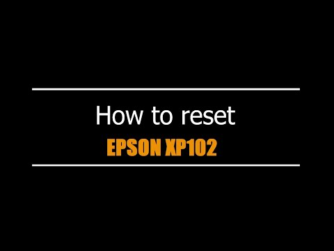 Tutorial Reset Epson XP-102 — step by step waste ink counter reset