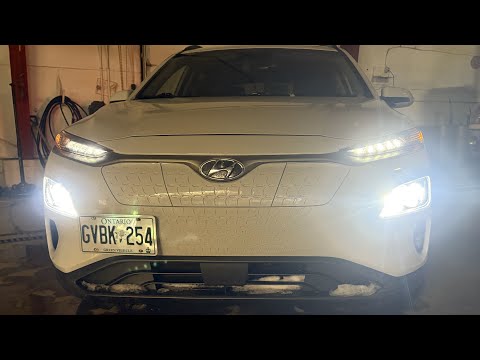 @AUXITOLED LED H7 Headlight Low Beam High Light Bulb Change 2018-2021 Hyundai Kona Electric