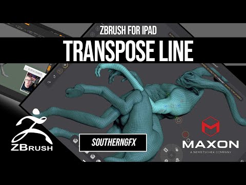 Zbrush on the iPad - Posing your Creature