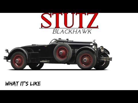 1928 stutz bb Blackhawk speedster, straight eight SOHC