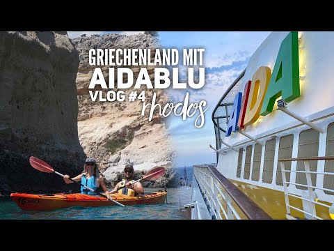 Griechenland mit AIDAblu - Vlog #4: Kajakabenteuer auf Rhodos