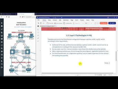 CCIE Enterprise Infrastructure v1.0 Real Lab Deploy Video