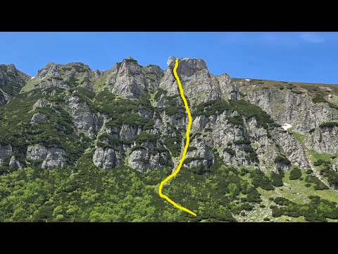 Vâlcelul și Hornul Buzduganului 2B, 6a+ (5c , A0)
