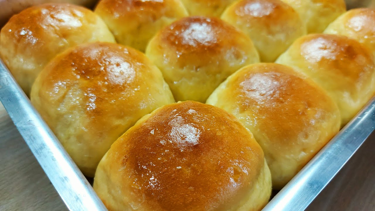 pão de BATATA DOCE DE PADARIA fofinho SEM SOVAR IMPERDÍVEL!!!❤