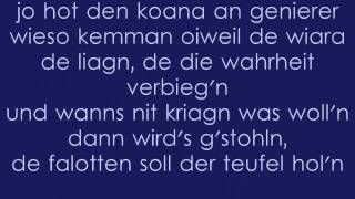 Hubert von Goisern - Brenna duads guat - Lyrics