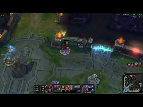 League of Legends OCE | Katarina Shunpo over-the-wall trick