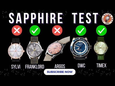 Do these really have Sapphire Crystal? | Sylvi, Franklord, Argos, DWC & Timex | Sapphire Test #watch