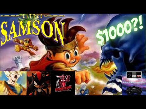 This Nes game is worth $1,000?! RetroGamerz play "Little Samson"