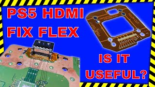 Learning My Own Fix PS5 HDMI Flex FIX Trace Rebuild