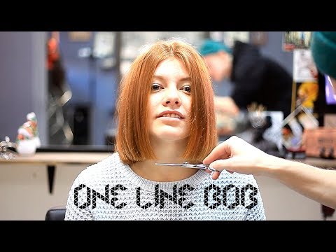 how-to one length bob haircut. abc