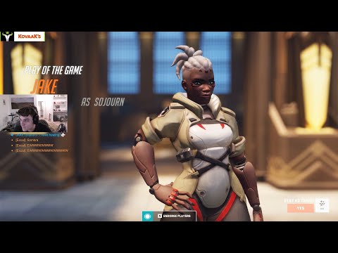 POTG! JAKE INSANE SOJOURN GAMEPLAY OVERWATCH 2 RELEASE