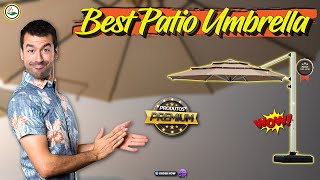 ✅ Top 5: Best Patio Umbrella [best patio umbrella for windy conditions] { Reviews }