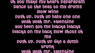 Christina Millian - Mr.Valentine Lyrics on Screen (New Song 2012)