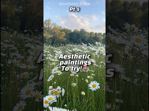 Aesthetic paintings!🫂#aesthetic #editing #paintingideas #fypシ゚ #creativity #paintings #art #music