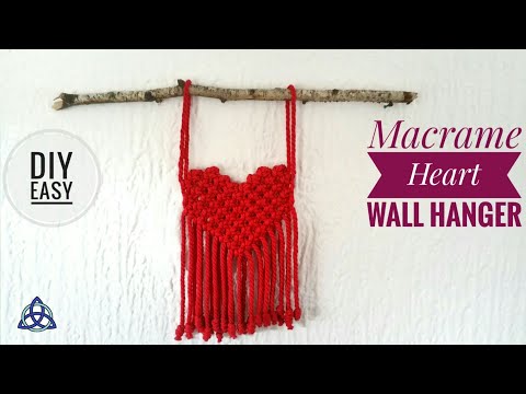 3D Macrame Heart Tutorial LOVEly Gift Idea