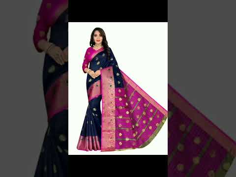 Casual wear border ladies silk designer saree, with blouse p...