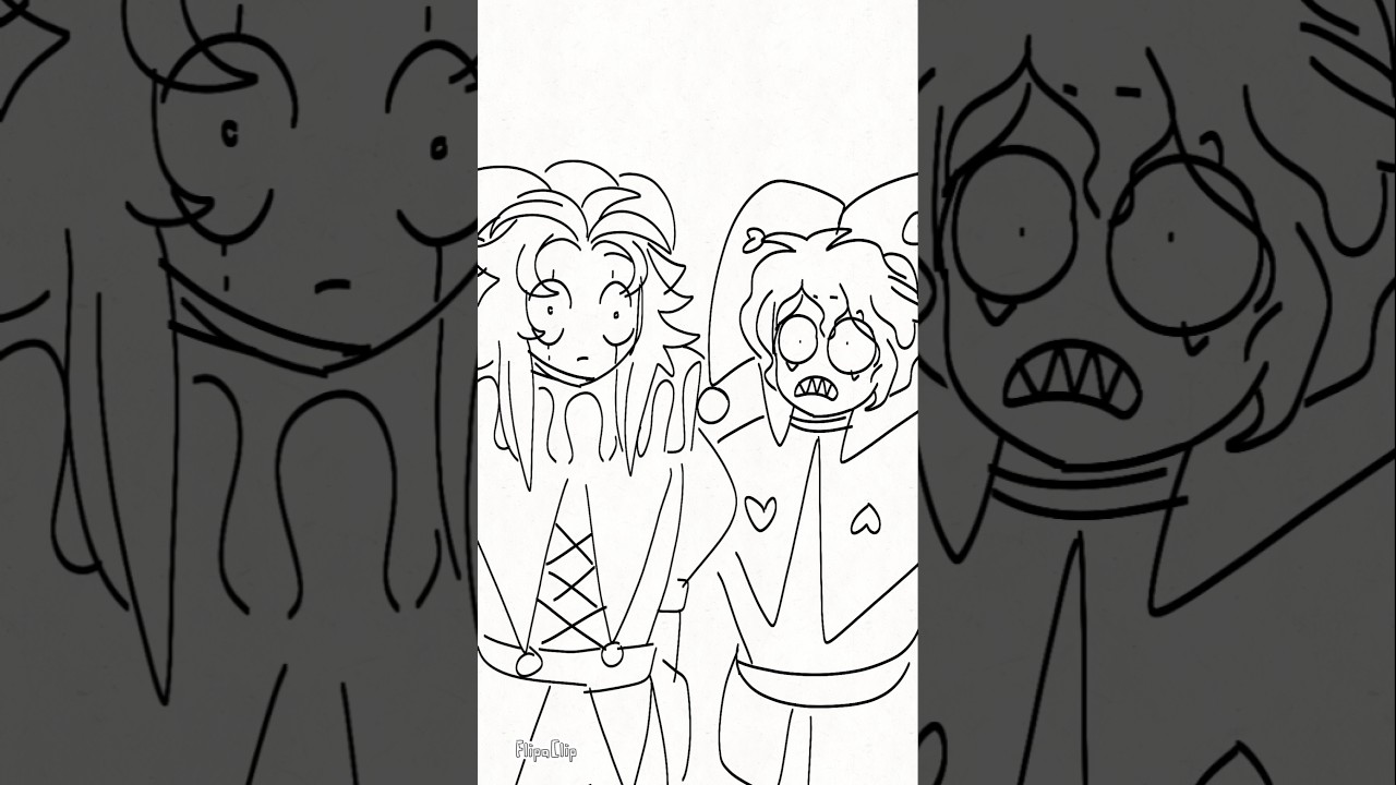 Remember that they are not children#thefreakcircus#freakcircus#Pierrot#Harlequin #Jester #flipaclip