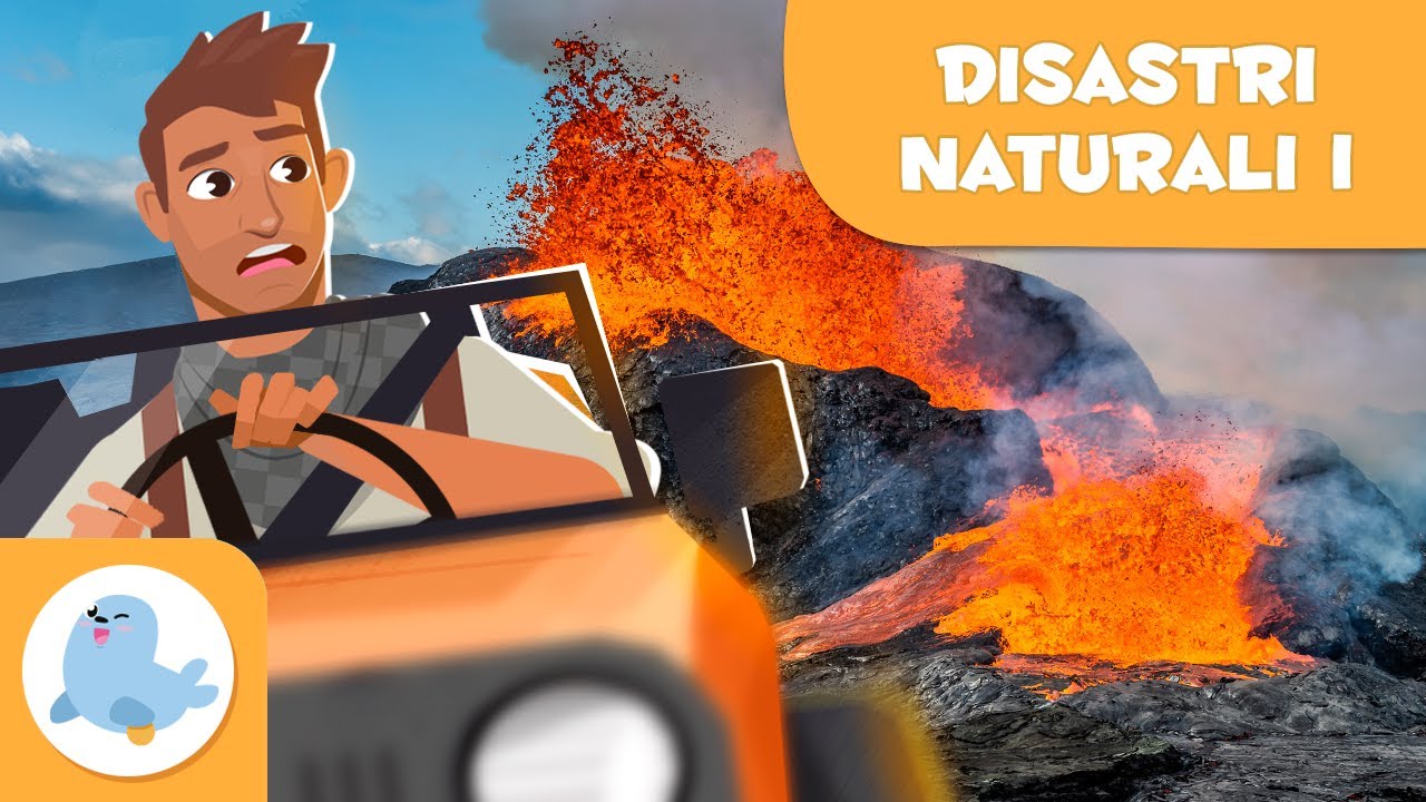 DISASTRI NATURALI per bambini - TERREMOTO 🌋 ERUZIONE 🌊 TSUNAMI 🌀 URAGANO 🌪️ TORNADO 🔥 INCENDIO