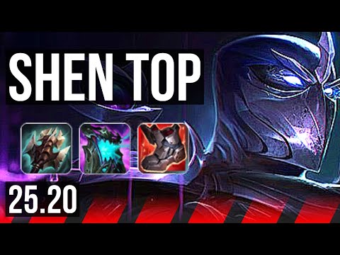 SHEN vs SION (TOP) | 13/2/14, Godlike, 33k DMG | KR Challenger | 25.20