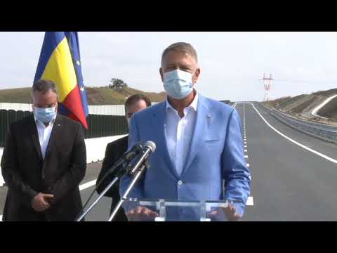 Festivism prezidențial la inaugurarea unui ciot de autostradă de 18 Km - (18 Septembrie 2020)