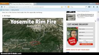9 SCARY FACTS OF YOSEMITE FIRE(NO AUDIO FOR THE CLIP CLICK THE LINK SORRY)