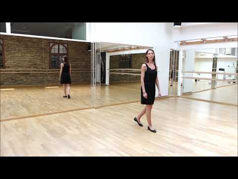 Foxtrott -  Grundschritt Herr/Mann/Leader*in - Erklärung im Detail zum mitmachen ohne Musik