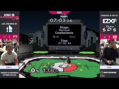 Attack on Southampton 2 - Aiken (Marth) vs Henley (Falco) - Pools