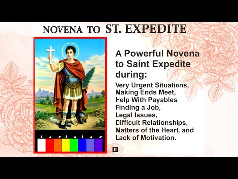 NOVENA TO SAINT EXPEDITE, for Urgent Cases