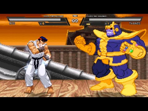 ICE POWER RYU vs THANOS - Very Incredible Epic Fight 🔥