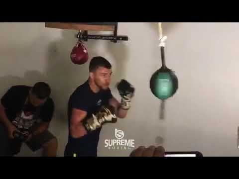 Vasyl Lomachenko on DOUBLE END BAG #OpenWorkout