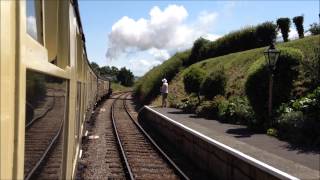 preview picture of video 'West Somerset Railway - Minehead to Bishops Lydeard - June 2013'