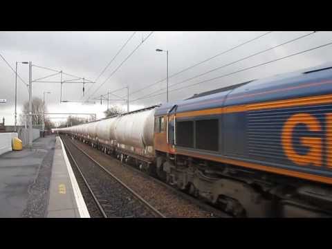 66735 at Coatbridge Central. 18/02/14