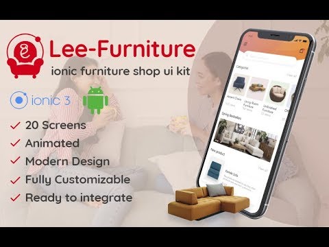 Lee Ionic Furniture shop UI Theme