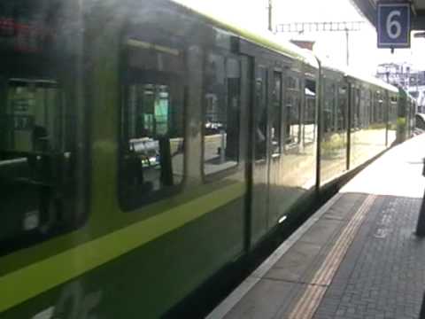 8100/8300 Dart '8120 + 8138 + 8140' departs at Dublin Connolly