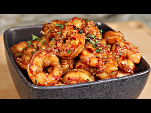 HONEY Garlic Red Argentine Shrimp Recipe
