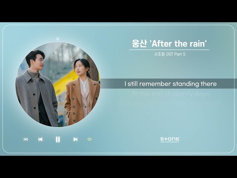 [서초동 OST Part 5] 웅산 - After the rain (1 HOUR LOOP)｜Stone Music Playlist
