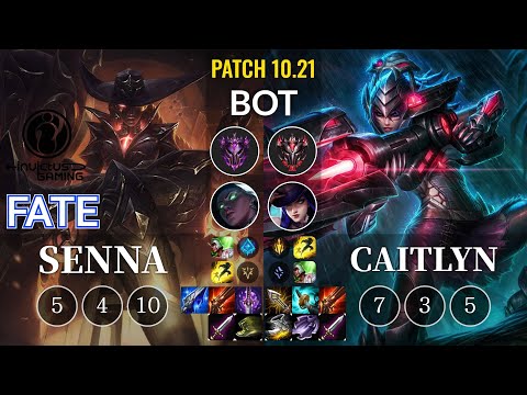 IG Fate Senna vs Caitlyn Bot - KR Patch 10.21