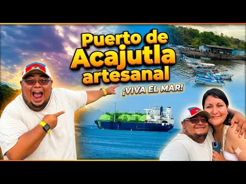 Puerto de Acajutla Artesanal 🇸🇻 | ¡Así se vive el mar en El Salvador! 🌊