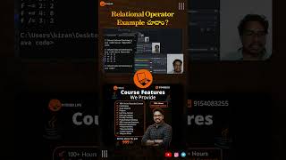 Relational Operators Example in Java | Real-Time Comparison Example | PythonLife